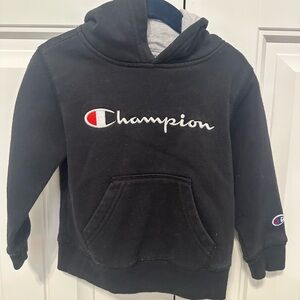 Champion Kids Black and Gray Hoodie